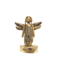 Anioł z surowego drewna Hand Made 25cm